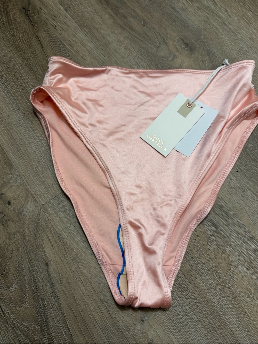 Good American Pink High Waisted Bikini Bottoms XS Size 0 NWT Barbiecore
